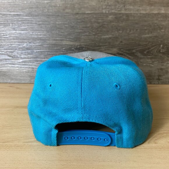 Six Flags Hat Cap Youth Snapback Gray Blue Superman Boys Adjustable - Picture 5 of 9